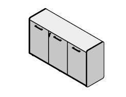 Office Wooden Sideboard Furniture Set "Vegas