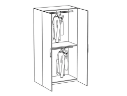 Wooden Wardrobe for Clothes – Stylish Storage Solution