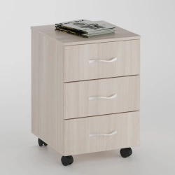 Rolling Storage Cabinet with 3 Drawers