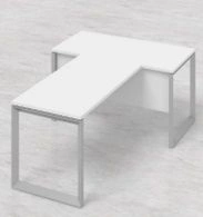 Executive Work Desk with Metal Cable Entry