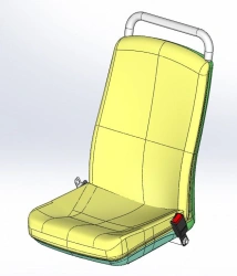 Right Passenger Seat for Urban Transport - SPG-20.020.000 GCh