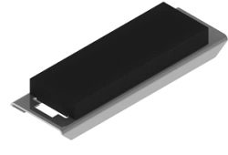 Base Plate IP 44/00, 50x600mm, 1.2mm AISI Stainless Steel