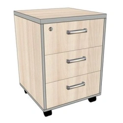 Mobile Cabinet with Lock, 430x454x628 mm, AsT-3.z