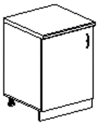 Floor Kitchen Cabinet with Door 600