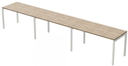 Magna Bench System on P-Shaped Support, Art. MSB 43