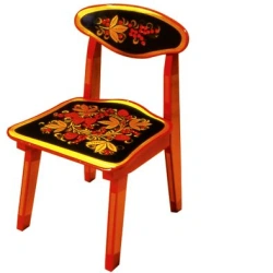 Children's Chair with Khokhloma Painting 435x300x280MM (Art. 73740000000)