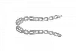 Reconstruction Plate with Lateral Expansion and Angular Stability (Right/Left, Compatible with 2.7/3.5 mm Screws)