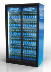 Refrigerated Display Case for Beverages and Food, Super 16 FFSD [R290] S