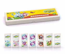 Classic Domino Game "Smeshariki" for Kids