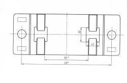 Cast Type 2 KBL-65 SHD Pad for Rail Fastening