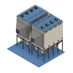 Horizontal Dry Electrofilter TTP/S-1x3.5-3x3.75-1x8.7/8.8-9.0-300/400
