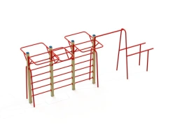 Sports Complex SO 4.08 with Swedish Walls and Gymnastic Bars