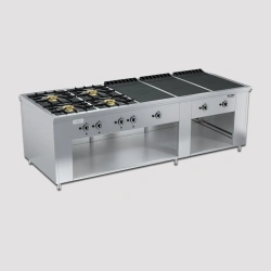 Professional Gas Stove for Cooking - PRG-IIA-10-3 "Maxi