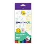 Leo Watercolor Pencils "SchoolGarden" LSWP-24 Set of 24 Colored Pencils