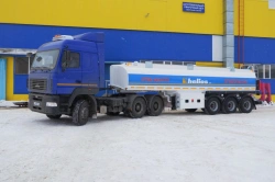 Tank Semi-Trailer for Transporting Oil and Petroleum Products, Model PPC-3/6-3/12-23-3, Modification 96222-0000010R