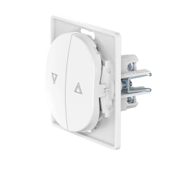 CADUCEUS ALING EON Hidden Installation Push Button Switch for Roller Shutters 10A, 250V, White, Art. E6075.0