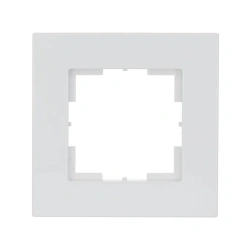 Single White Frame "AXIOMA" for Electrical Switches