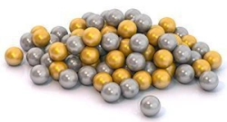 Decorative Balls Set 6 cm (100 pcs) Gold and Silver Color