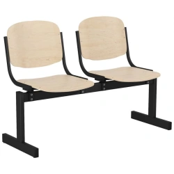 Multi-Seat Section Made of Bent Plywood, Non-Folding Model: SMN by Edelwood