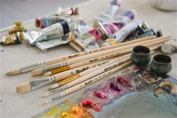 Natural Hair Artistic Brushes - Rublyoff Brand