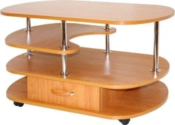 Wooden Coffee Table with Storage Drawer