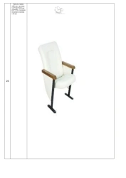 Douglas Chair for Auditoriums, 535*580*1030 mm Size