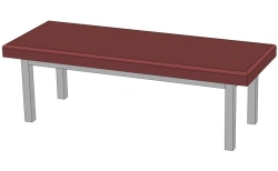Soft Two-Seater Bench, Model BMC-2