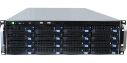 Network IP Video Server for 32 IP Cameras - Domination IP-32P-16-HS