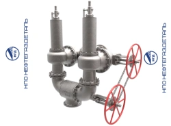 Safety Valve Block with Switching Devices BPU DN 25-300 mm PN 1.6-25.0 MPa