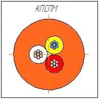 Seismic Field Cable KPSPM for Geophones