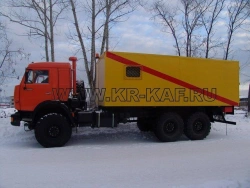 Special Vehicle for Transporting Explosive Substances Model 574233 on KAMAZ-43118-50 Chassis