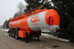 Semi-Trailer Tank for Oil Products PПЦ-3-4, PR4 Type, Modification 92296-0000010-09