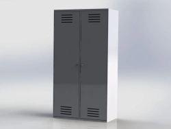 Two-Door Metal Cabinet - Custom Dimensions Available