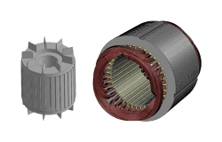 Three-Phase Asynchronous Electric Motors with Short-Circuited Rotor up to 750W AIRVM