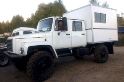 Transport Equipment for Oil and Gas Wells 37121E on GAZ 33088 Chassis