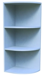 Radius Wall Kitchen Cabinet KSH-01/920 (Open and Closed)