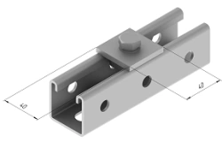 Square Washer SMA 602, 40x40 mm, 5.0 mm Thickness, AISI 304 Stainless Steel