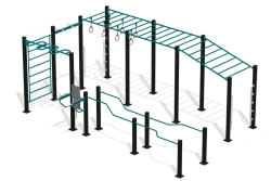 Gymnastics Complex with Adjustable Bars for All Abilities