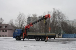 Special Truck with Hydraulic Crane MKMA Based on KAMAZ 65117 64K16N-UE