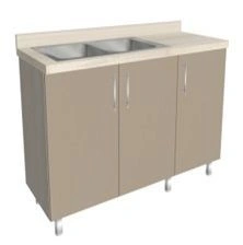 Double Bowl Sink Cabinet (Right-Left) KSSm1-05