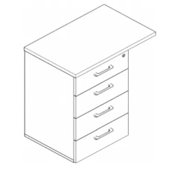 Extended Storage Cabinet for Office Supplies RL 04/04