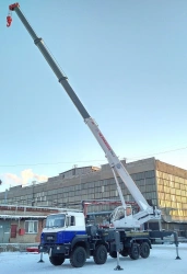 Truck Crane KС-65717 Modification 6929E2-0 for Heavy Lifting