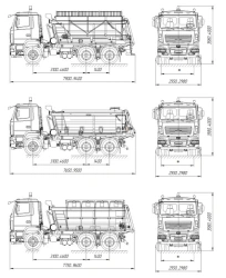 Combined Road Machine KDM-6501C on MAZ 6501C5 Chassis
