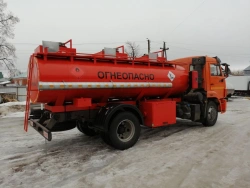 Fuel Transport Tanker 576557 on KAMAZ Chassis 65115-A5