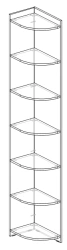 Corner Shelf Unit (Marsel Series)