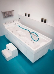 Hydrotherapy Bathtub "Gulfstream" with Hydro/Aero Massage, Model PDM/G16/A18/X