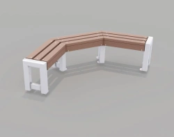 MINIMAL Corner Boulevard Bench