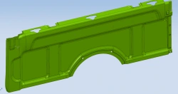 Right Rear Side Upholstery for Car Interior A65R33-5402084