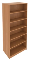 Double-Sided Shelf 900x582x1950mm with Solid Back Panel