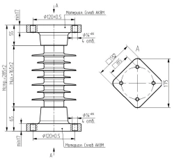 Polymer Insulator OCK 12.5-10-D076-4 UHL1